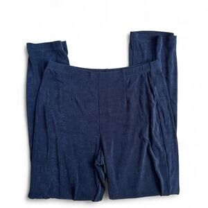 Chicos navy wide leg pants
